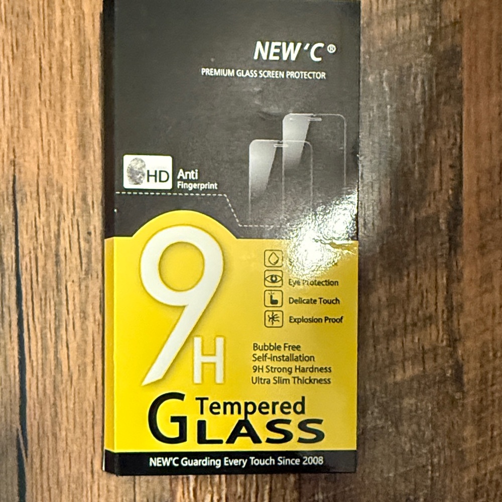 Tempered Glass Screen Protector - Yellow
